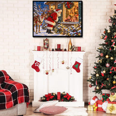 Santa’s Christmas Visit Jigsaw Puzzle 1000 Pieces