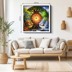 Clock of Seasons Jigsaw Puzzle 1000 Pieces