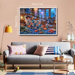 Dreamy Ocean Bedroom Jigsaw Puzzle 1000 Pieces