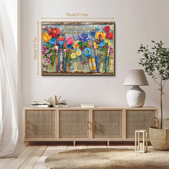 Puzzles Jigsaw 1000 Pièces Coupes de Pinceau d'Amour