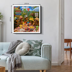 Dachshund Picnic Party Jigsaw Puzzle 1000 Pieces