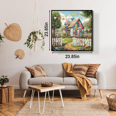 Gemütliches Patchwork Cottage Jigsaw Puzzle 1000 Teile