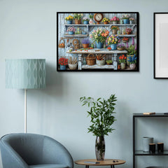 Flower Room Scene Jigsaw Puzzle 1000 Pieces