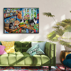 Puzzles en bois Verdant Whiskers 1000 pièces
