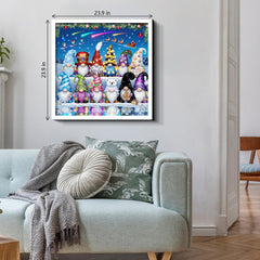 Rompecabezas del desfile de gnomos iluminado por las estrellas, 1000 piezas