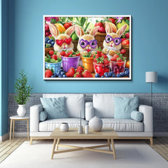 Sweet Bunny Trio Jigsaw Puzzle 1000 Pieces