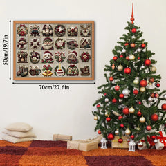 Vintage Christmas Stoff Fun Puzzle 1000 Stücke