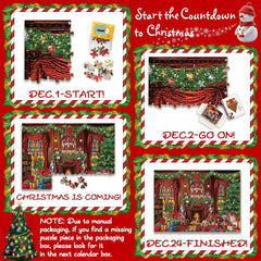 Weihnachtsfreude Adventskalender Puzzle 1000 Teile
