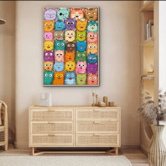 Colorful Cats Jigsaw Puzzle 1000 Pieces