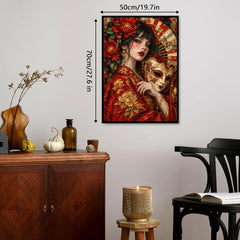 Gilded Blossom Masque Jigsaw Puzzle 1000 Pieces