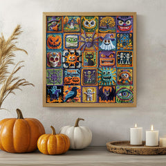 Halloween Collage Rhapsody Puzzles 1000 pièces
