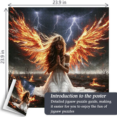 Phoenix Angel Prayer Jigsaw Puzzle 1000 Pieces