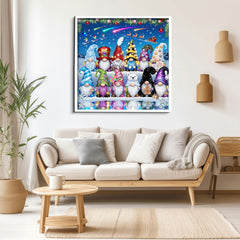 Rompecabezas del desfile de gnomos iluminado por las estrellas, 1000 piezas