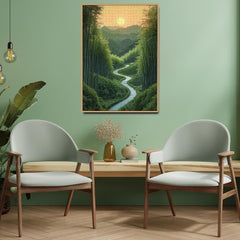 Bamboo Horizon Jigsaw Puzzle 1000 Pieces