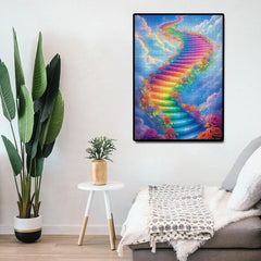 Rainbow Steps Jigsaw Puzzle 1000 Pieces