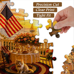 Lighthouse Porch Tea Jigsaw Puzzle 1000 Pieces