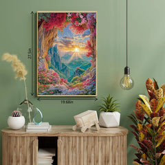 Flowers Cave Entrance Jigsaw Puzzle 1000 Pieces