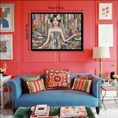 Puzzle Fille Patchwork 1000 Pièces