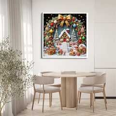 Gingerbread Christmas scene Jigsaw Puzzle 1000 Pieces