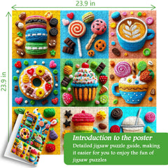 Puzzle Woolly Sweets 1000 pezzi