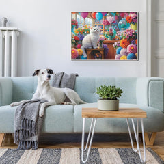 Cat tra fiori puzzle puzzle 1000 pezzi