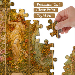 Vier Jahreszeiten Puzzle 1000 Teile