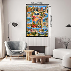 A Journey Through Italy Jigsaw Puzzle 1000 Pieces