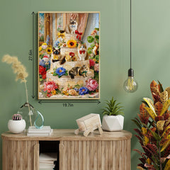 Puzzle Fête des chats 1000 pièces