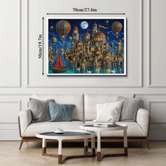 Moonlit Castle Jigsaw Puzzle 1000 Pieces