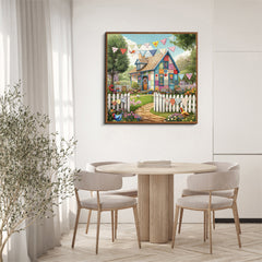 Gemütliches Patchwork Cottage Jigsaw Puzzle 1000 Teile