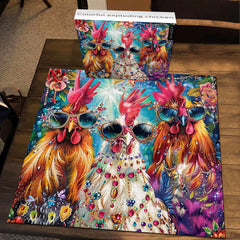 Puzzle di pollo colorate esplode per puzzle 1000 pezzi