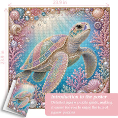 Puzzle Gioiello Tartaruga Marina 1000 Pezzi