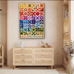 Vintage Fabric Collage Art Collection Jigsaw Puzzle 1000 Pieces