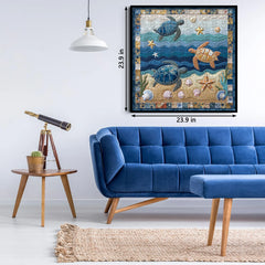 Wellen des Farbsägewellen 1000 Stücke