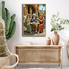 Tuscan Café Friends Jigsaw Puzzle 1000 Pieces