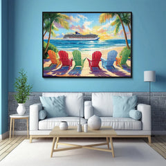 Puzzles Jigsaw Colorful Coast 1000 Pièces