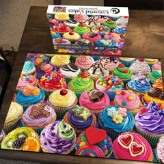 Buntes Kuchen-Puzzle 1000 Teile