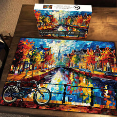 Puzzle Jigsaw Coloré de Canal 1000 Pièces