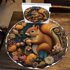 Wooden Squirrel Jigsaw Puzzle 1000 Pieces
