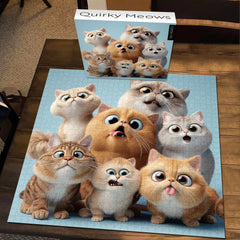 Schrullige Miagen Jigsaw Puzzle 1000 Stücke