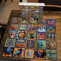 Halloween Collage Rhapsody Puzzles 1000 pièces