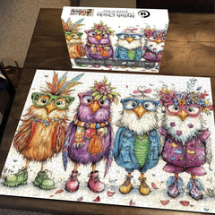 Élégants poussins puzzle 1000 pièces