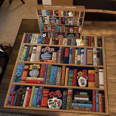 Cat’s Floral Library Puzzle 1000 pièces