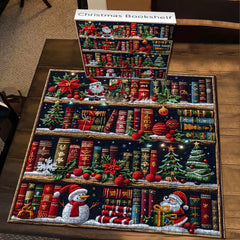 Christmas Bookshelf Jigsaw Puzzle 1000 Pieces