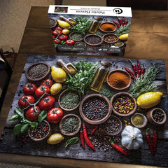 Palette saveurs puzzle 1000 pièces