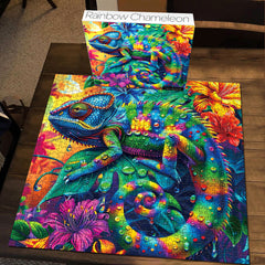 Rainbow Chameleon Jigsaw Puzzle 1000 Pieces