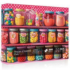 Rompecabezas de diversión recubierto de azúcar 1000 piezas