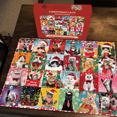 Cats de Navidad rompecabezas Puzzle 1000 piezas