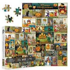 Halloween Cards Jigsaw Puzzles 1000 Pieces