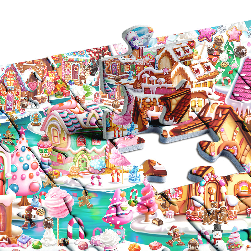 Candy Town Jigsaw Puzzle 1000 Pieces